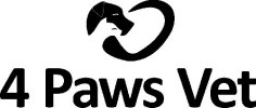 4 paws vet logo