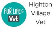 Fur Life Vet and Highton Village combined logo